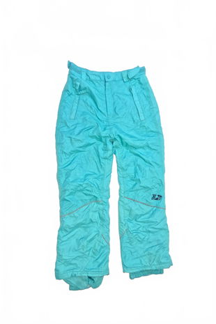Dievčenské zimné nohavice Y.f.k, farba tyrkysová, veľkosť 146