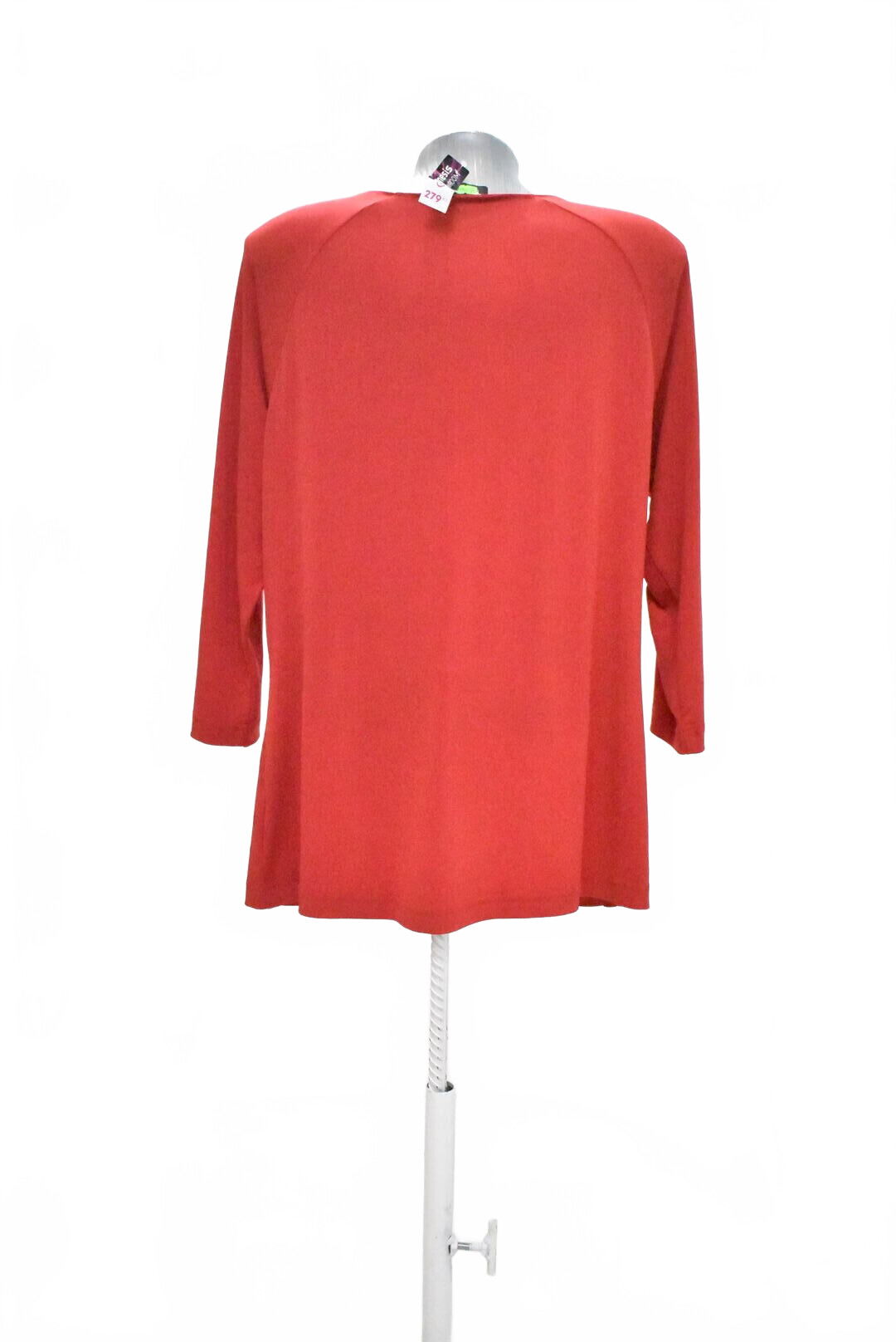 Dámske tričko Taifun bez potlače, farba červená, veľkosť L