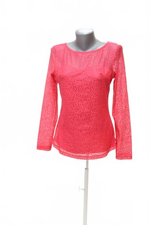 Dámske tričko Guess bez potlače, farba ružová, veľkosť L