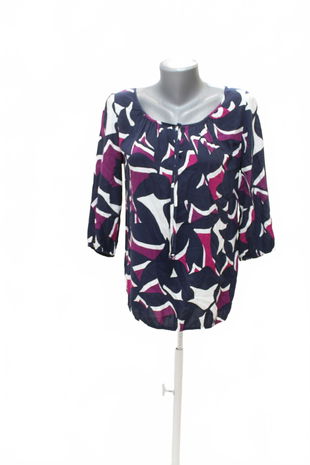 Dámske tričko Betty Barclay bez potlače, farba vzorovaná, veľkosť 36