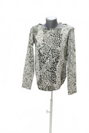 Dámske tričko Gas bez potlače, farba zvieracie vzory, veľkosť S