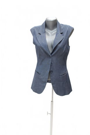 Dámska vesta Guess, farba modrá, veľkosť S