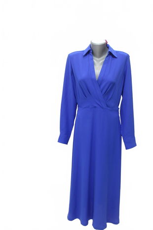 Dámske šaty Ralph Lauren, farba modrá, veľkosť S