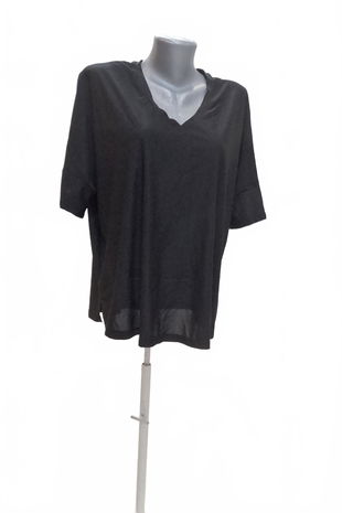 Dámské tričko Mohito bez potisku, barva černá, velikost XL