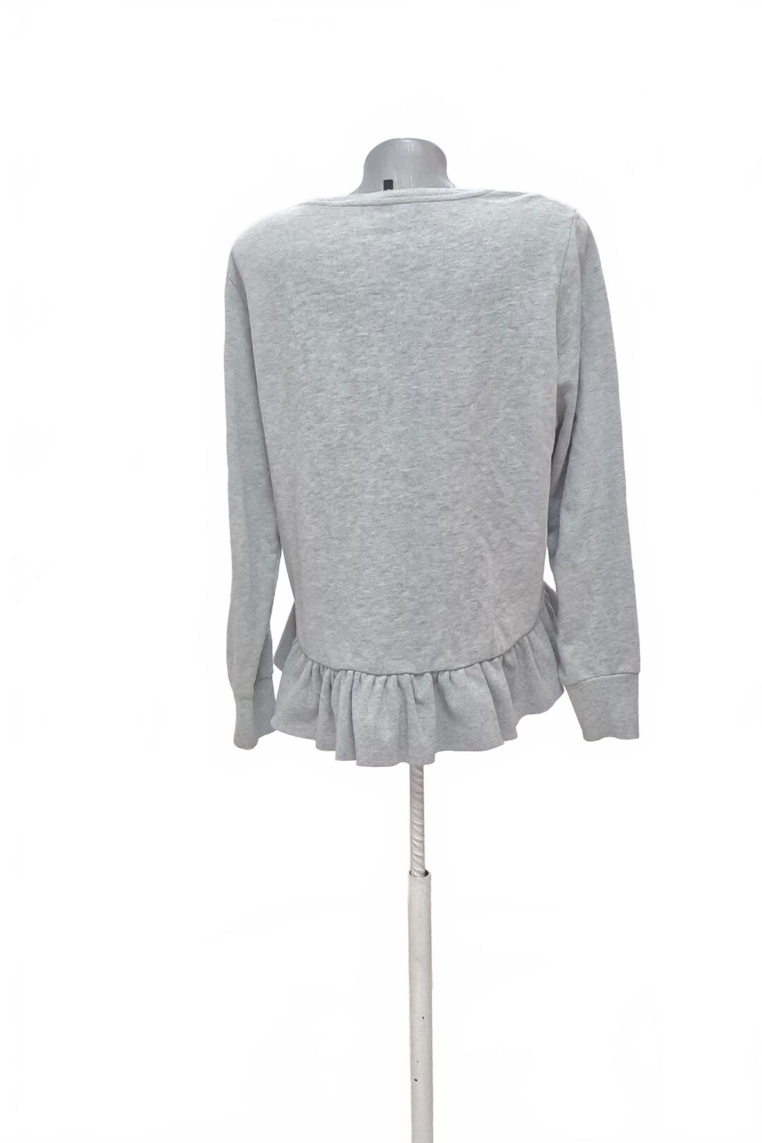 Dámská mikina Vero Moda bez potisku, barva šedá, velikost XL