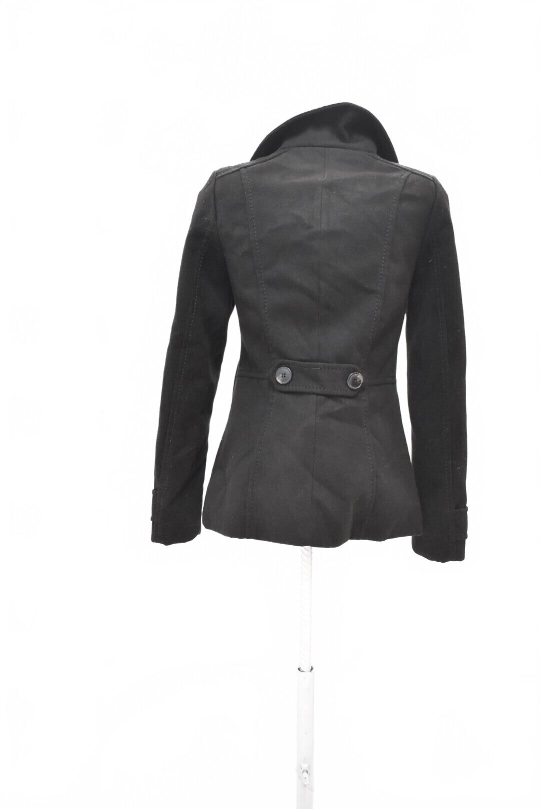 Dámsky zimný kabát H&M, farba čierna, veľkosť 34