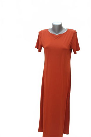 Dámske šaty René Lezard, farba oranžová, veľkosť 38