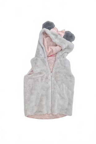 Dívčí vesta Genesis, barva šedá, velikost 134