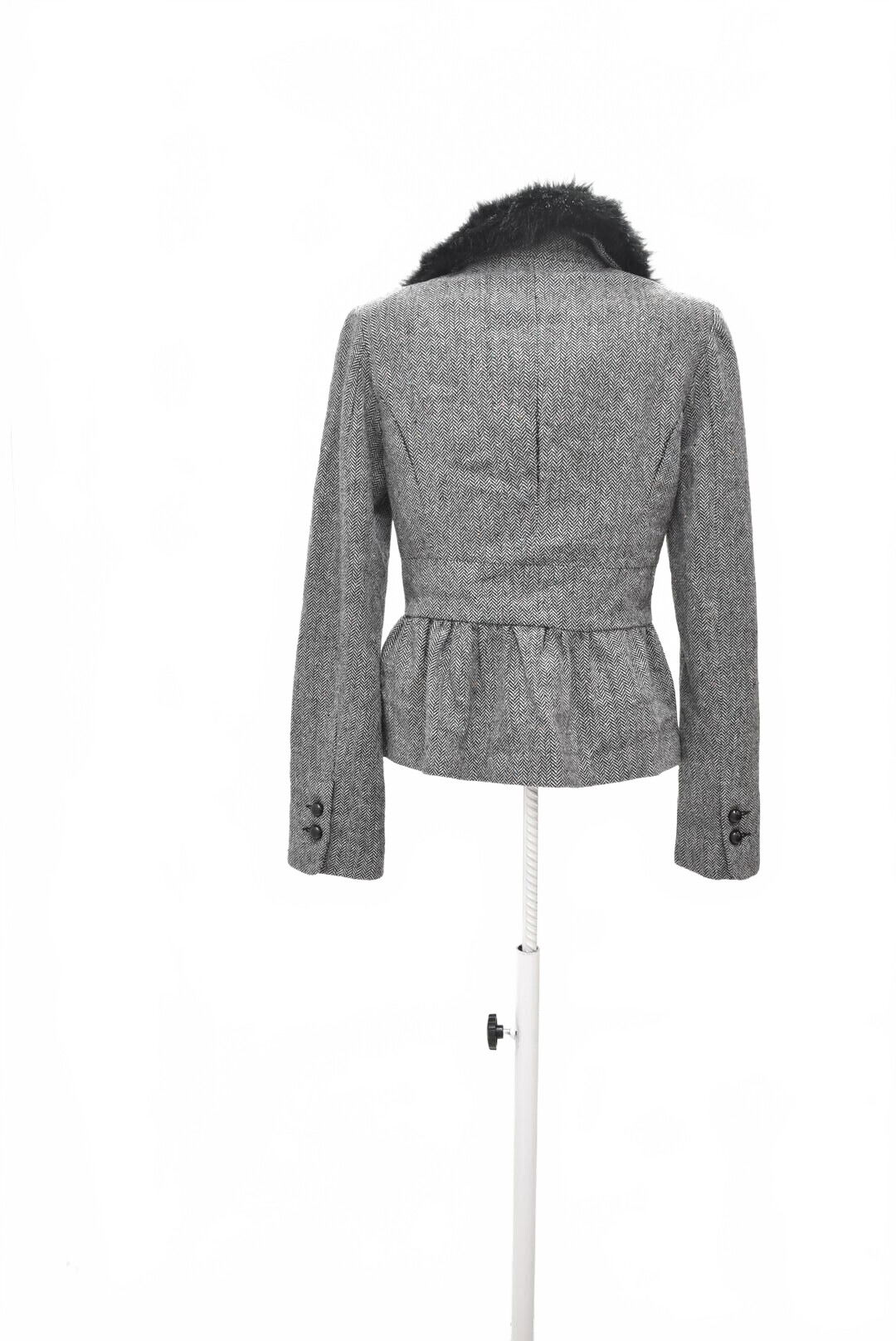 Dámsky kabát Amisu, farba vzorovaná, veľkosť 38