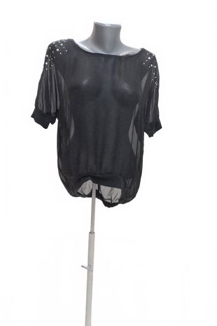 Dámske tričko Genesis bez potlače, farba priehľadná, veľkosť 36