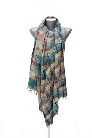 Dámský šátek Genesis, barva vzorovaná