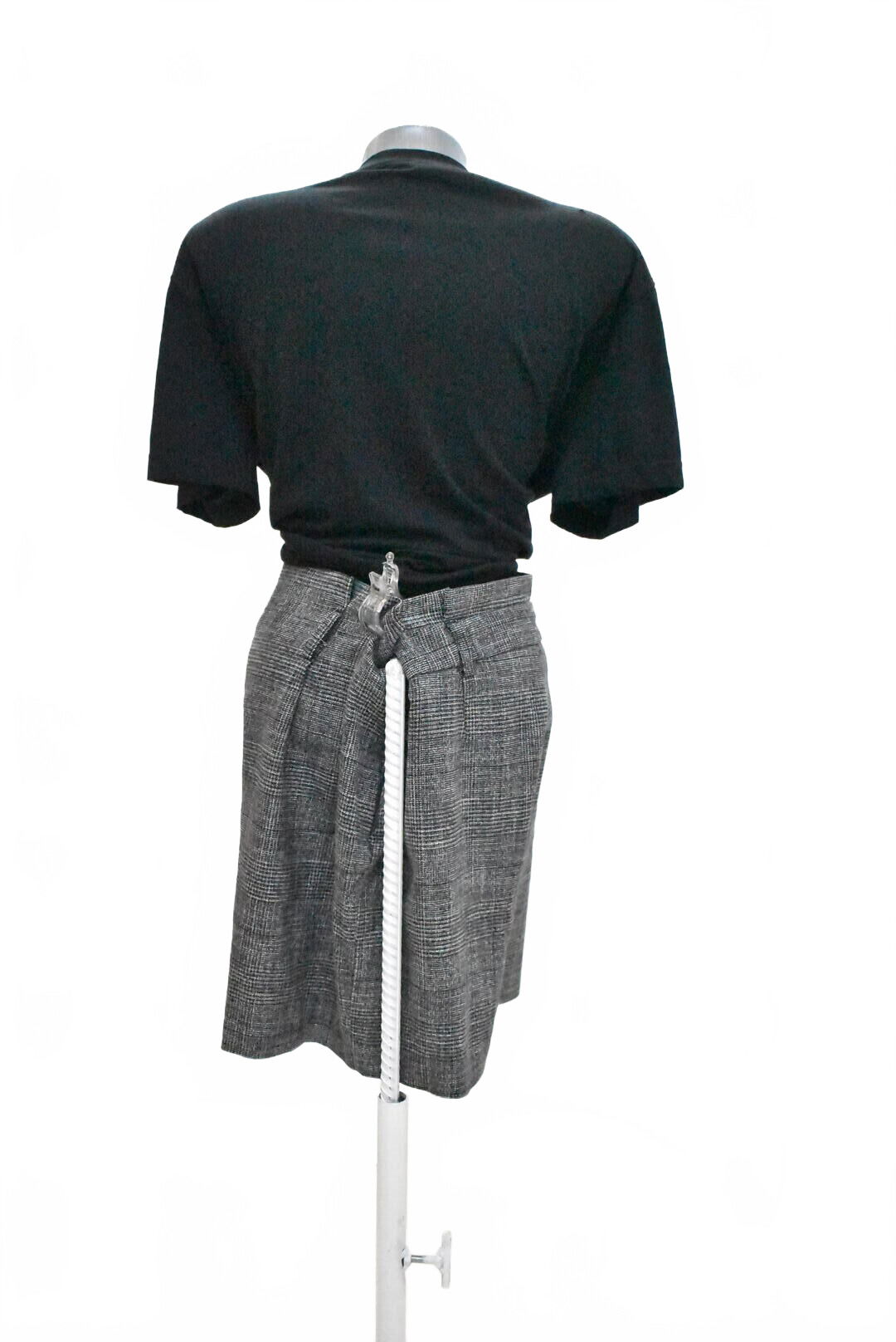 Dámska sukňa Naf Naf, farba sivá, veľkosť 42