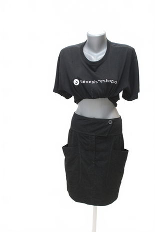 Dámska sukňa Sisley, farba čierna, veľkosť S