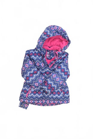Dievčenská zimná bunda Kiki & Koko, farba vzorovaná, veľkosť 104