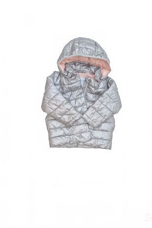 Dievčenská zimná bunda Genesis, farba sivá, veľkosť 80