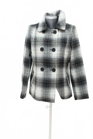 Dámsky kabát C&A, farba vzorovaná, veľkosť 40