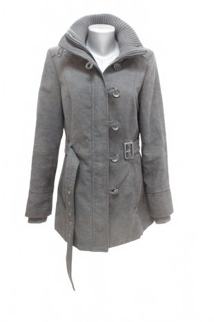 Dámský kabát Clockhouse / Ckh, barva šedá, velikost XL
