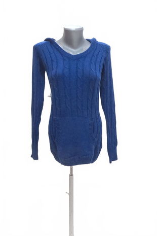 Dámsky sveter Crazy World, farba modrá, veľkosť S