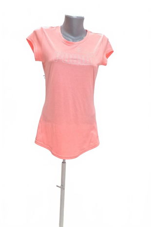 Dámske tričko Puma s potlačou, farba ružová, veľkosť S