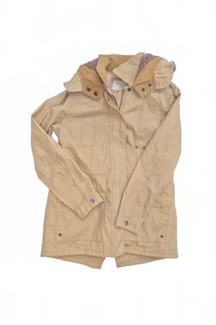 Dievčenská bunda Zara, farba hnedá, veľkosť 152