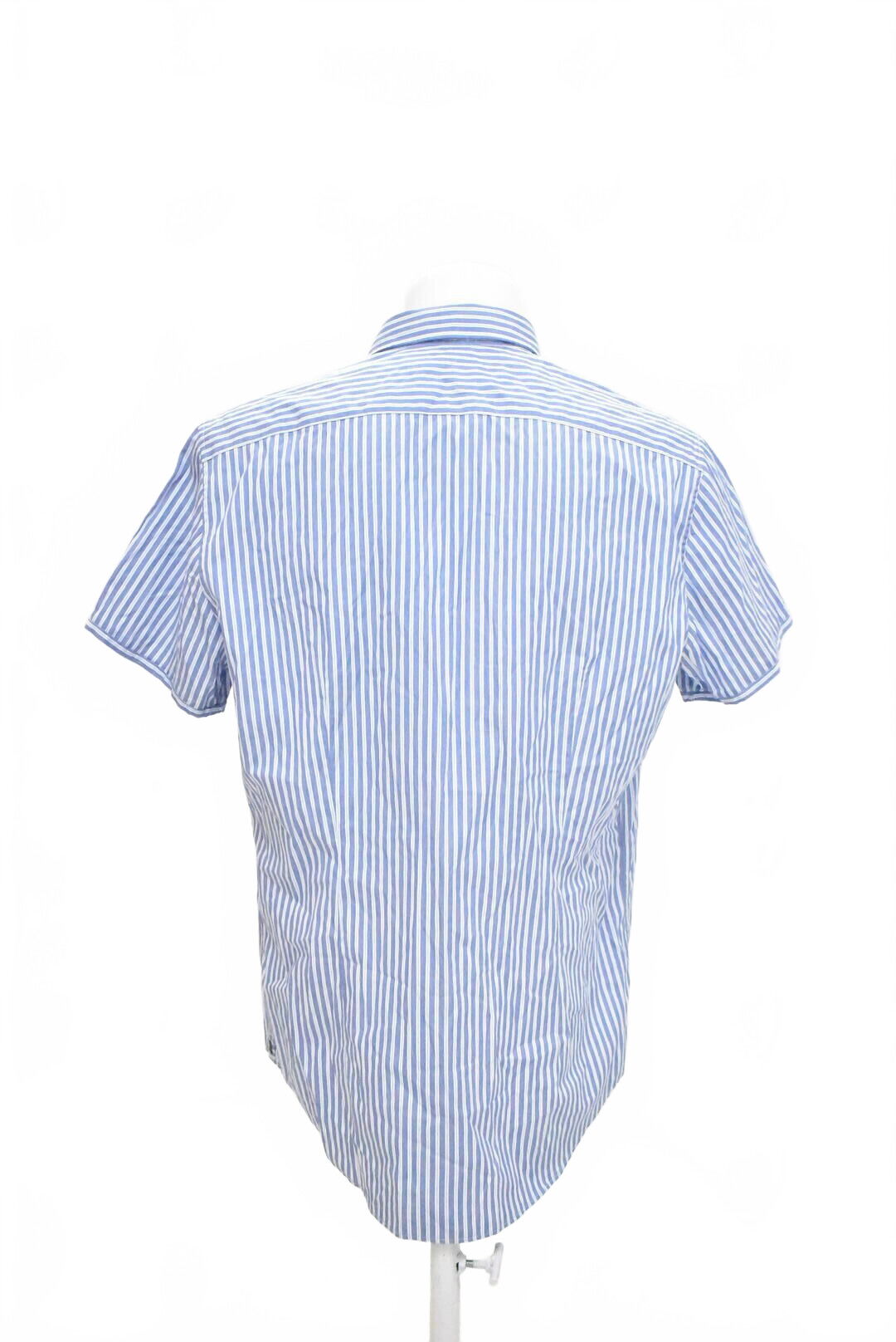 Pánská košile s krátkým rukávem Tommy Hilfiger, barva pruhovaná, velikost 42