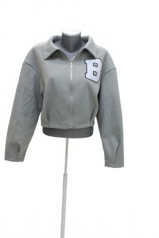 Dámska mikina Shein s potlačou, farba zelená, veľkosť 38