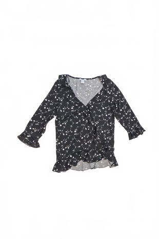 Dievčenská blúzka Amisu, farba vzorovaná, veľkosť 146