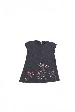 Dievčenský sveter Zara, farba sivá, veľkosť 140