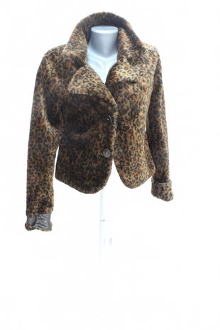 Dámsky kabát Genesis, farba zvieracie vzory, veľkosť L