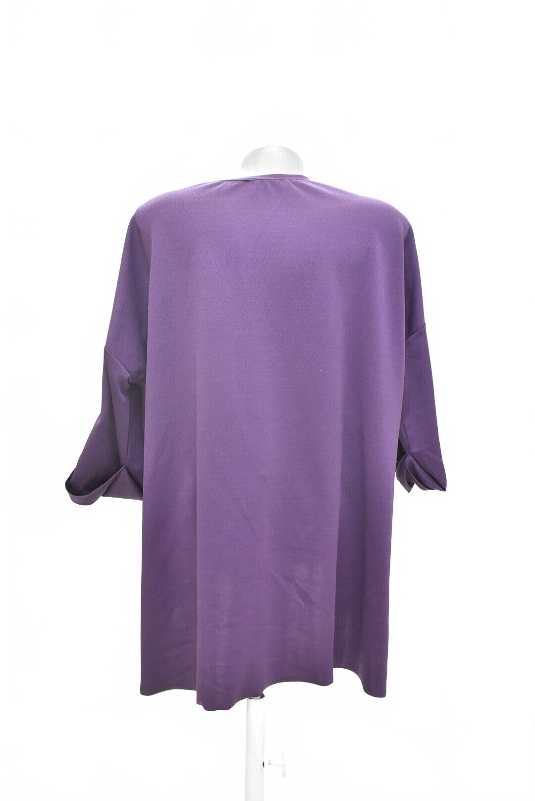 Dámska mikina Trendyol bez potlače, farba fialová, veľkosť S