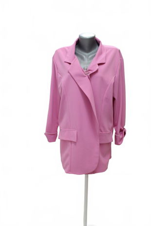 Dámský kardigan Made In Italy, barva růžová, velikost XL