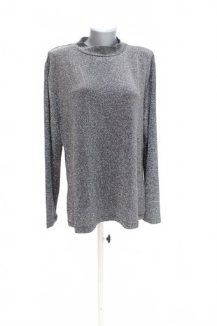 Dámské tričko Ever.me bez potisku, barva šedá, velikost 2XL