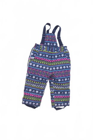 Dievčenské zimné nohavice Topolino, farba vzorovaná, veľkosť 86