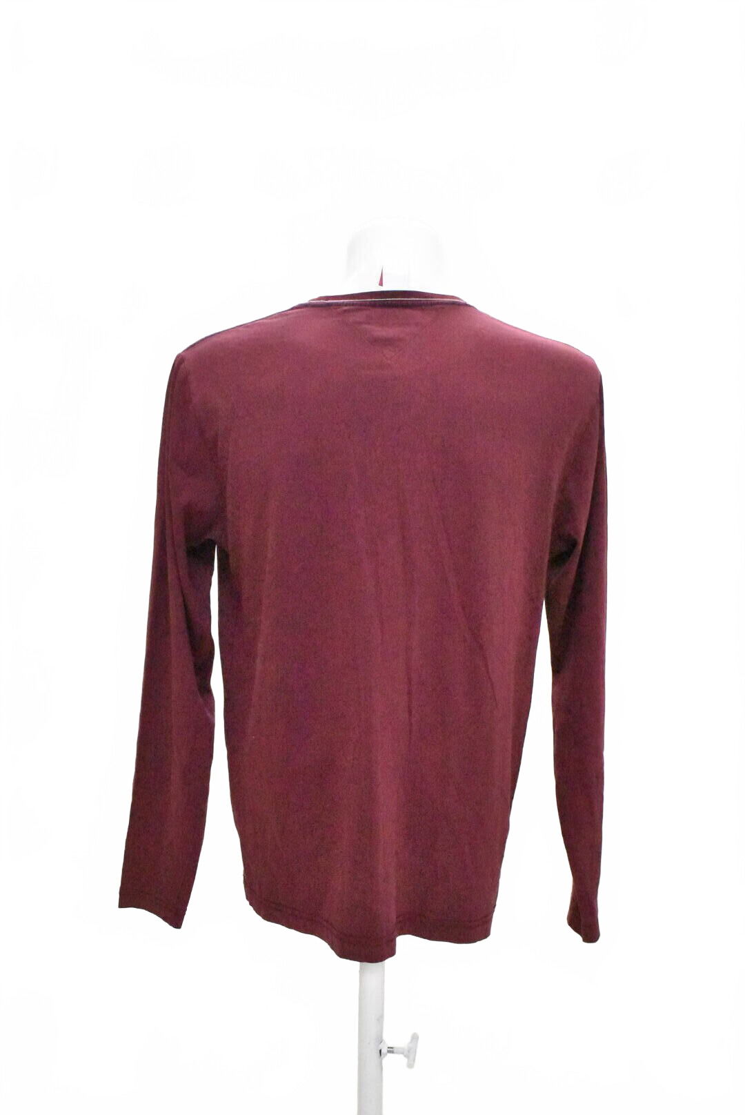 Pánské tričko Tommy Hilfiger s potiskem, barva bordó, velikost L