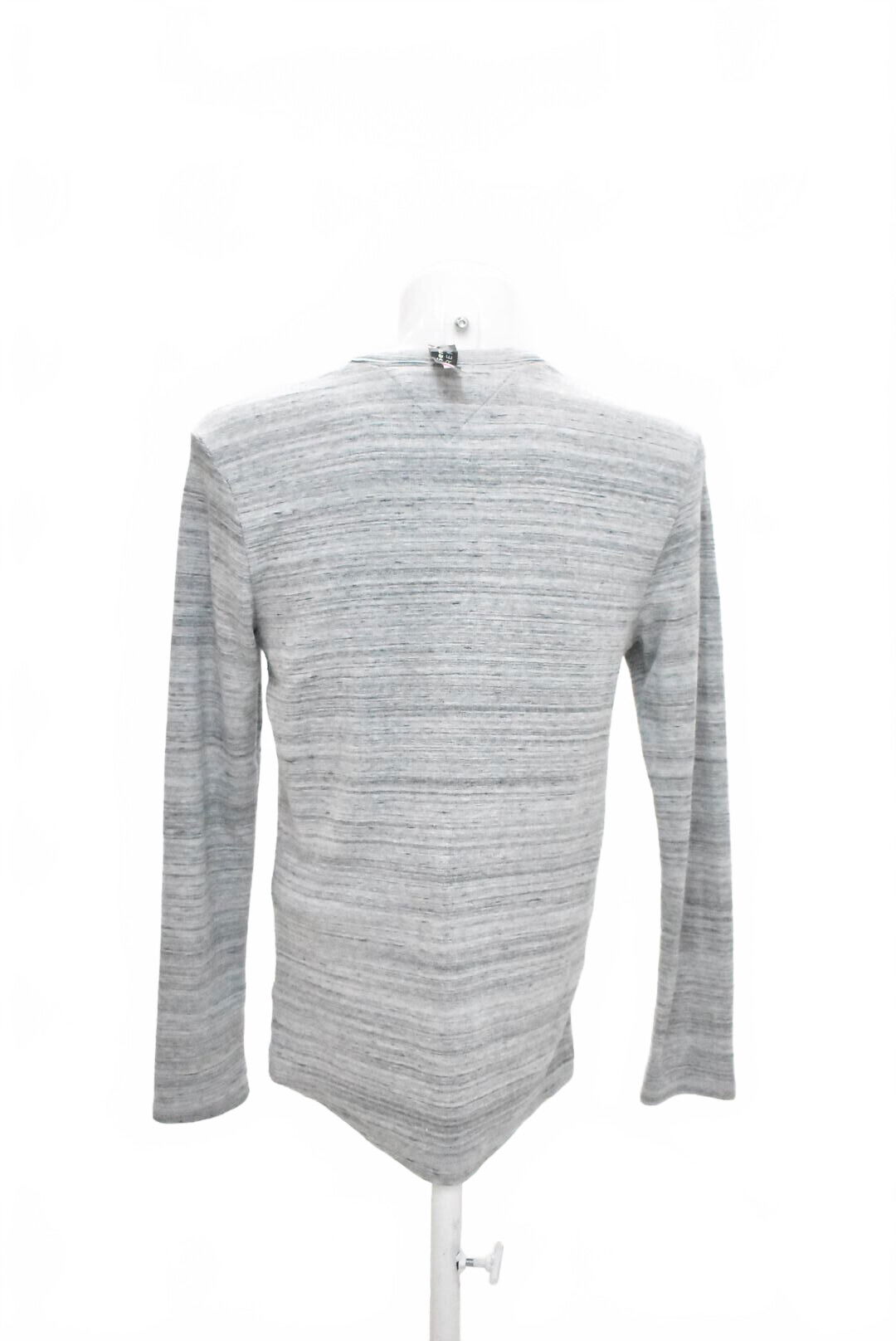 Pánské tričko Tommy Jeans bez potisku, barva šedá, velikost M