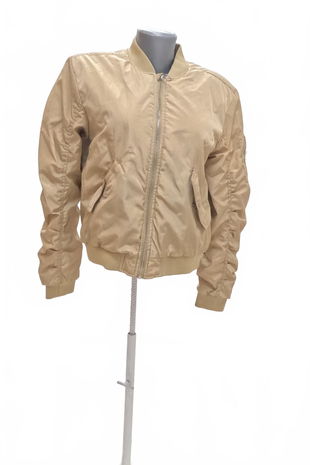 Dievčenská bunda Page One, farba béžová, veľkosť 170