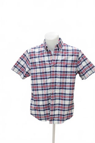 Pánská košile s krátkým rukávem Ralph Lauren, barva vzorovaná, velikost M