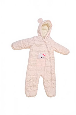 Dievčenská zimná kombinéza Genesis, farba ružová, veľkosť 92