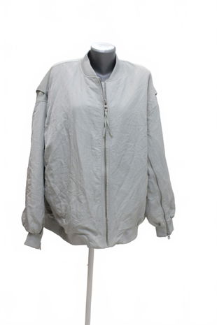 Dámská bunda Zara, barva šedá, velikost 2XL