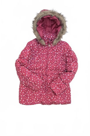 Dievčenská zimná bunda Genesis, farba kvetovaná, veľkosť 9-10 r
