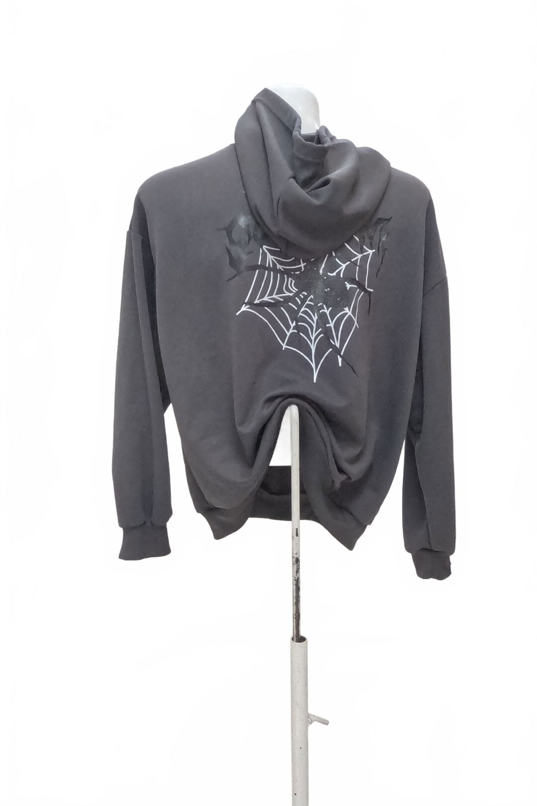 Pánská mikina Shein bez potisku, barva hnědá, velikost XL