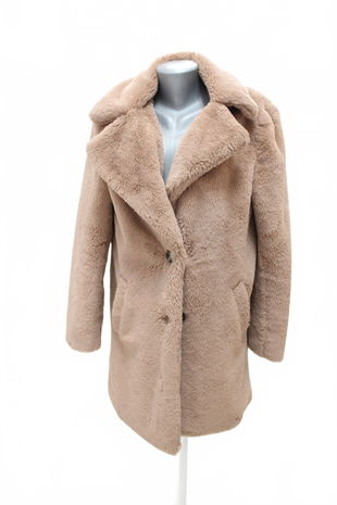 Dámsky kabát F&F, farba ružová, veľkosť 42