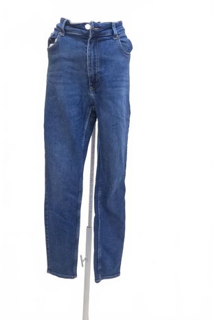 Dámské kalhoty H&M, barva denim, velikost 46