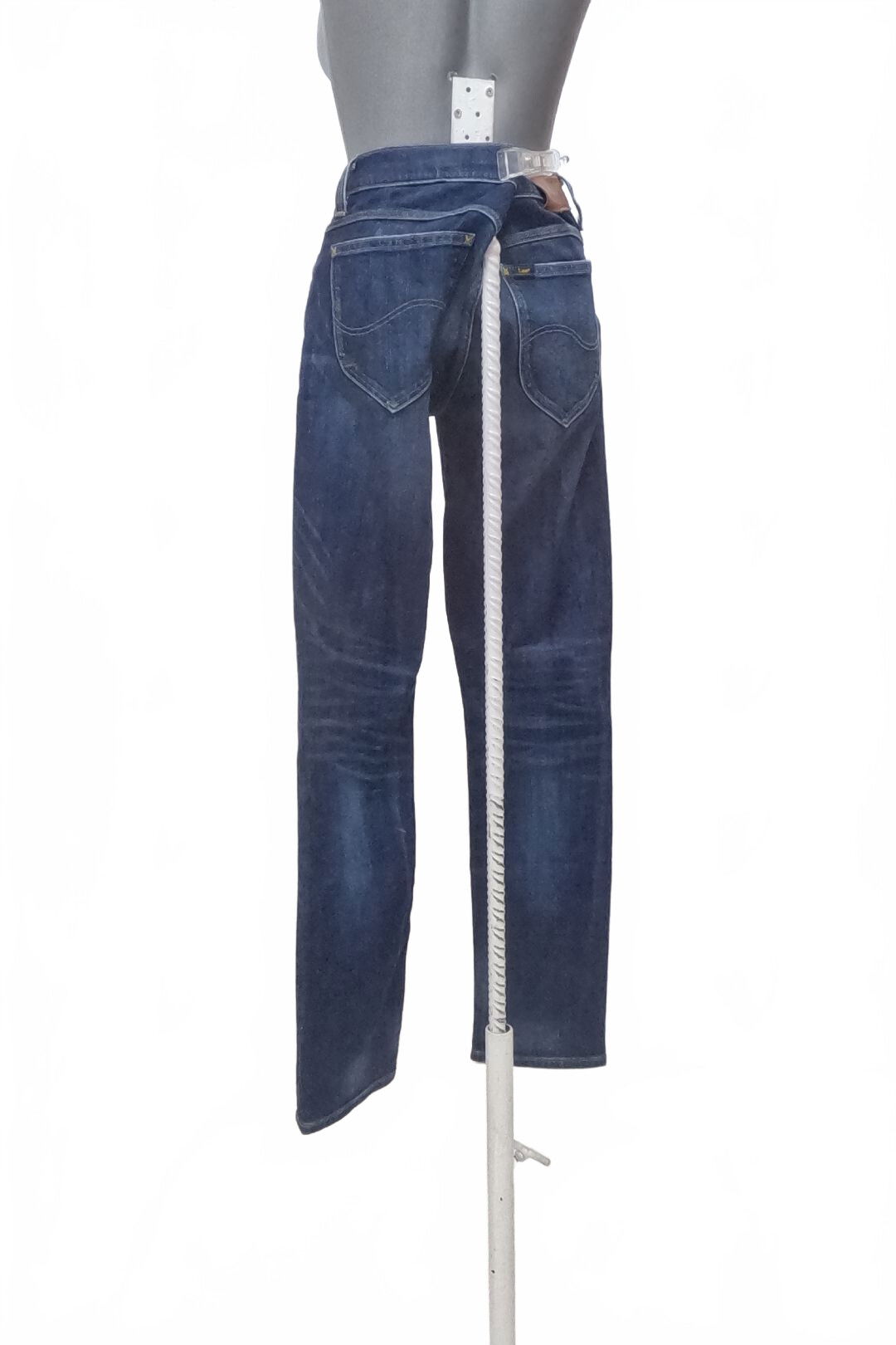 Dámske nohavice Lee, farba denim, veľkosť S