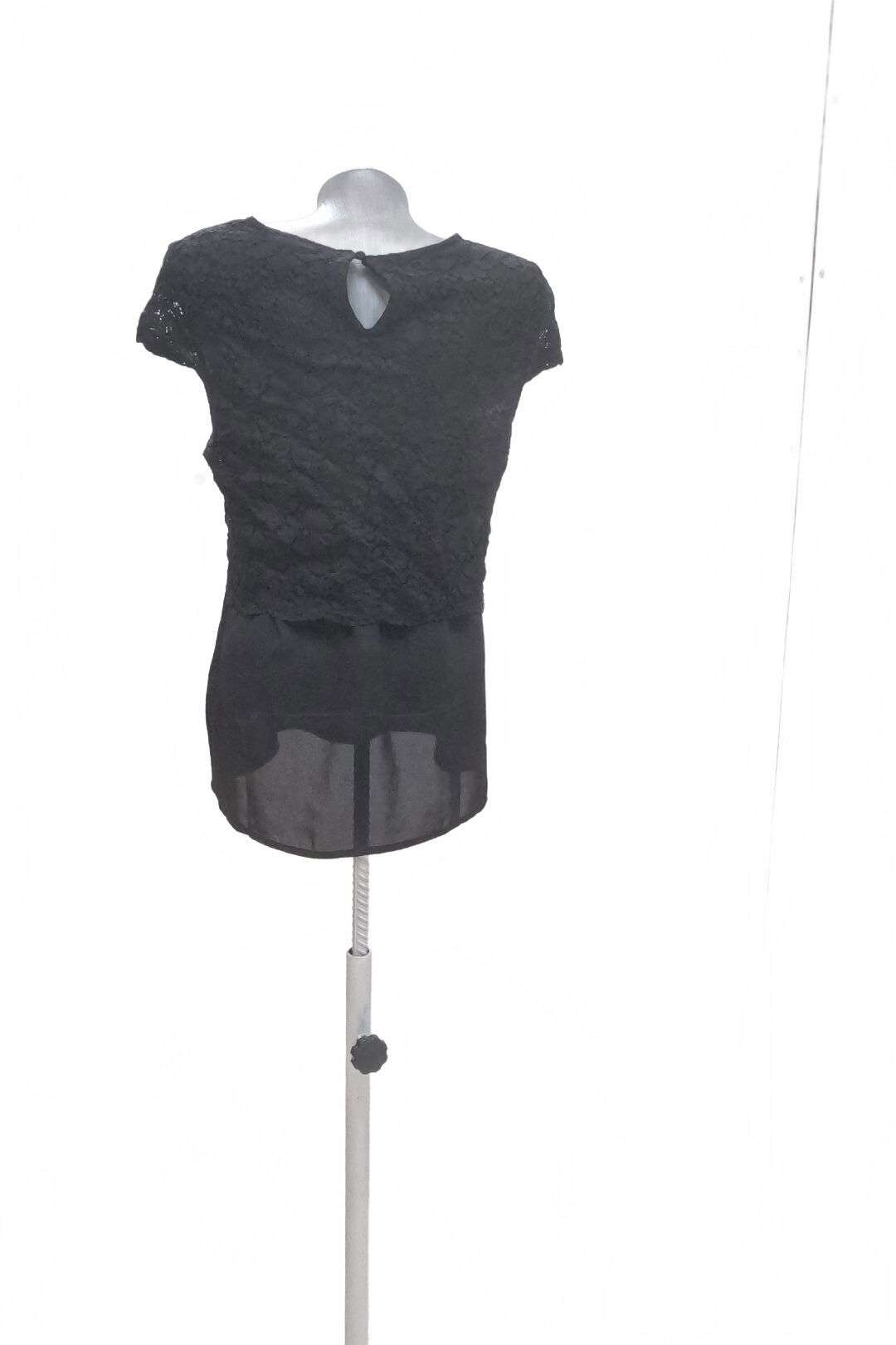 Dámske tričko Vila bez potlače, farba čierna, veľkosť 36