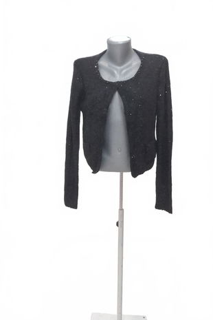 Dámsky sveter Flame, farba čierna, veľkosť M