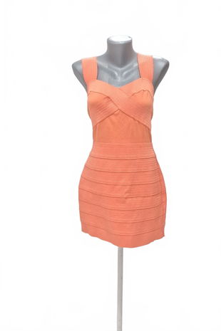 Dámske šaty H&M, farba oranžová, veľkosť M