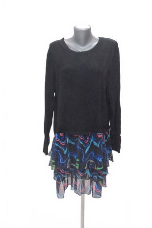 Dámske šaty Rainbow, farba viacfarebná, veľkosť L