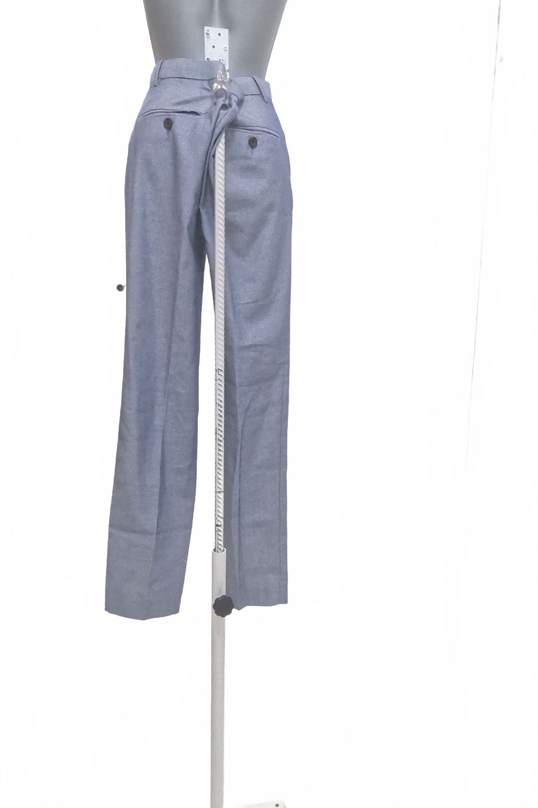 Pánske nohavice H&M, farba modrá, veľkosť 46