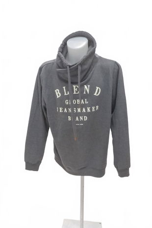 Pánska mikina Genesis s potlačou, farba sivá, veľkosť 2XL